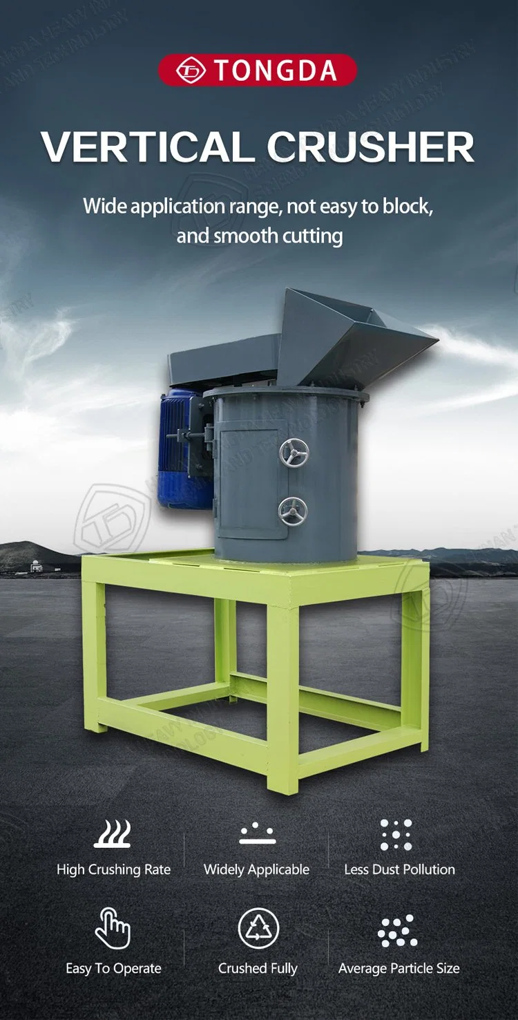 Organic Fertilizer Crusher Machine New Type Vertical Crusher Machine