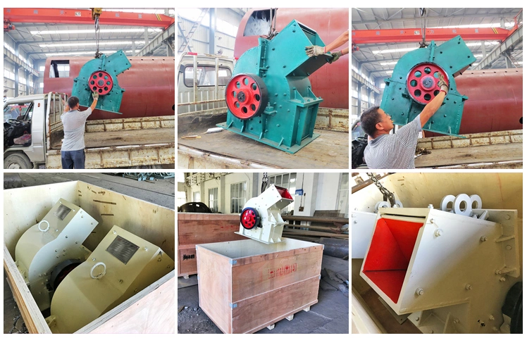 High Efficiency Hammer Crusher Metal Glass Clay Crusher