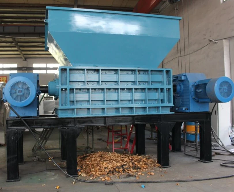 Industrial Heavy Duty Rubber Tire Recycling Shredders Car Wheel/Scrap Metal/Hard Disk Crusher