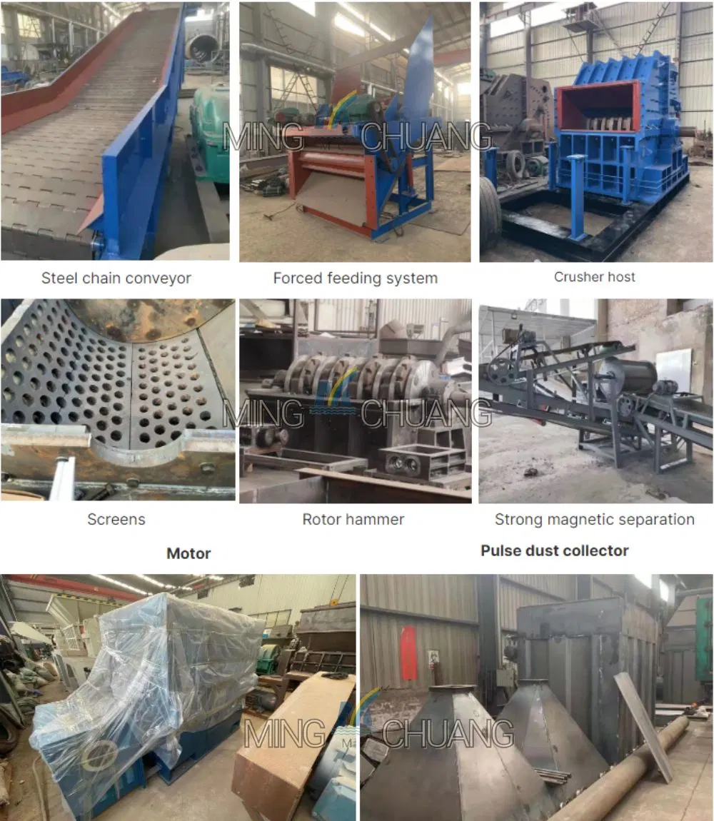 Hammer Mill Scrap Metal Can Shredder Crusher Metal Casting Machinery for Sale