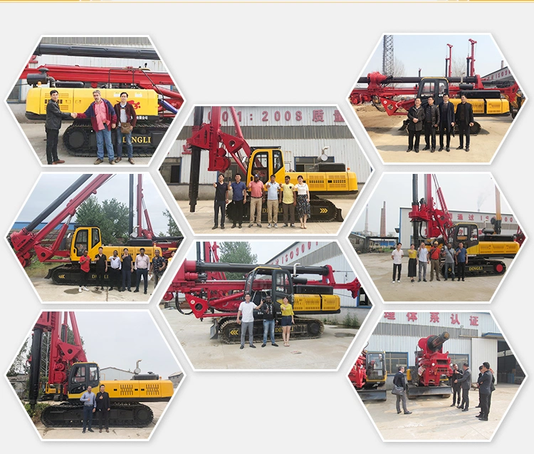 30m Crawler Hydraulic Borehole Rotary Drilling Equipments for Mining Investgation Equipment/Building Foundation Pile Construction Dr-100