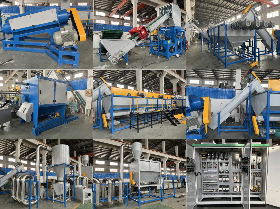 LDPE LLDPE HDPE Agriculture Packaging Plastic Film PP Woven Jumbo Bag Scrap Crushing Washing Recycling Squeezing Machine Line Plant