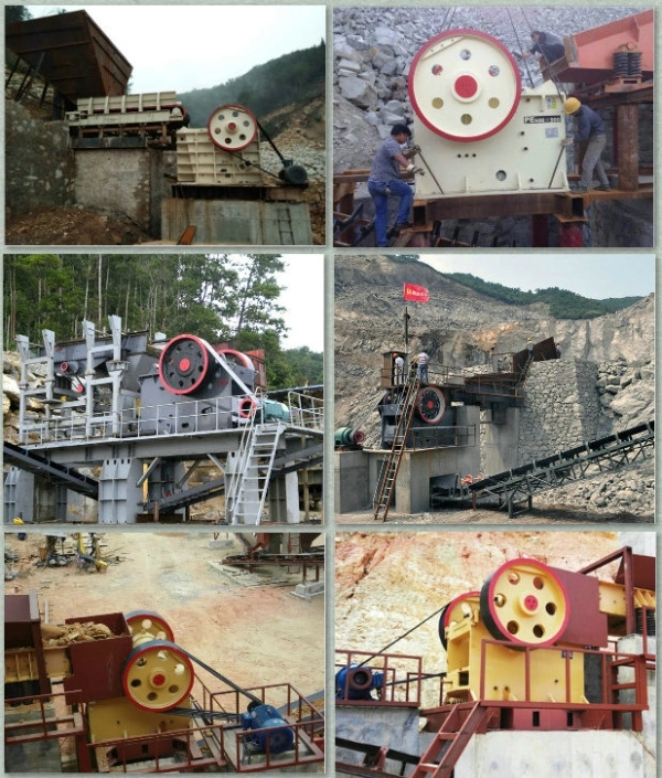 Stone Crusher Plant 60 Tph 400 X 600 Primary Jaw Crusher for Granite Crashing