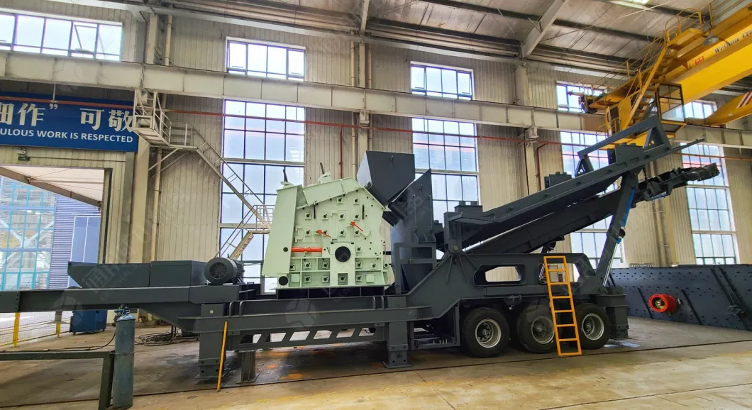 Brick Crushing Machine Mobile Stone Iron Ore Crusher Mill Plant Mobile Gold Ore Jaw Crusher for Humus