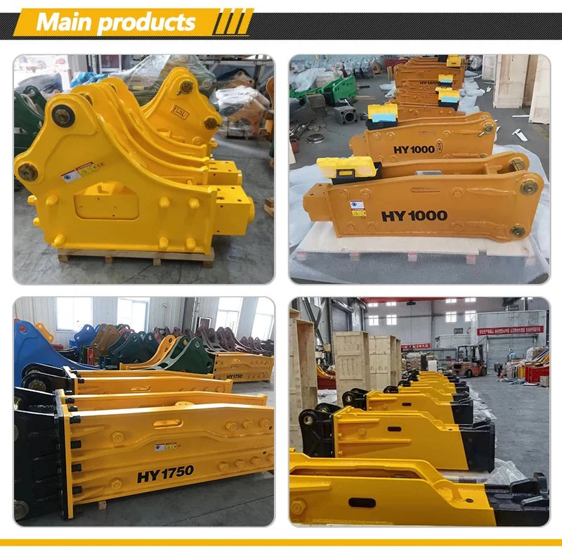 Construction Machine Excavator Attachments Hydraulic Breaker Demolition Hammer Impact Crusher for Mining