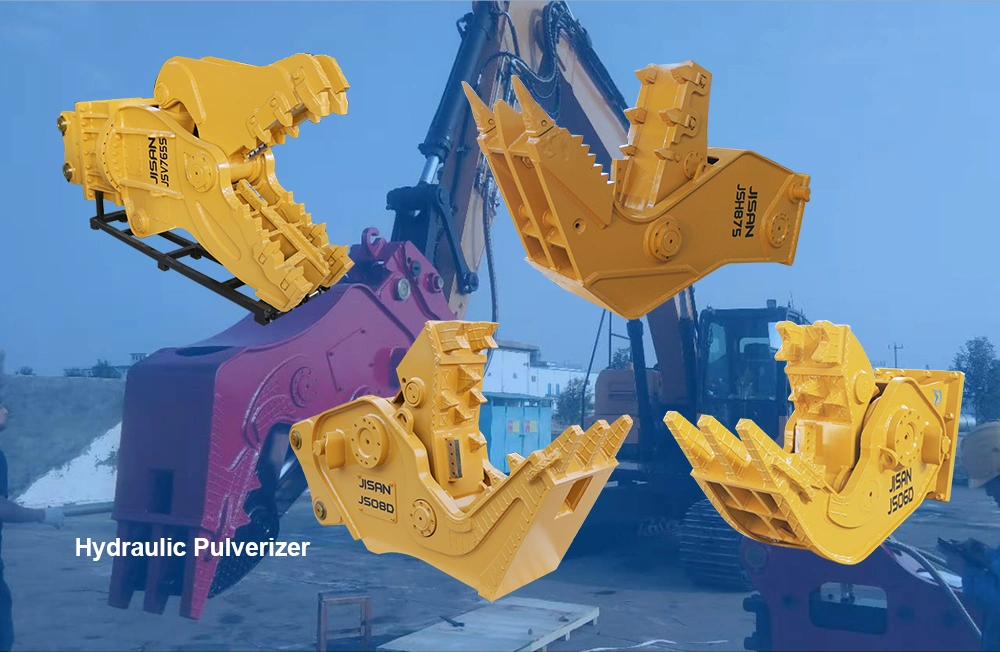 Hydraulic Crusher Crushing Pliers Engineering Machinery Hydraulic Clamp Multi-Function Concrete Pulverizer of 30ton Excavator