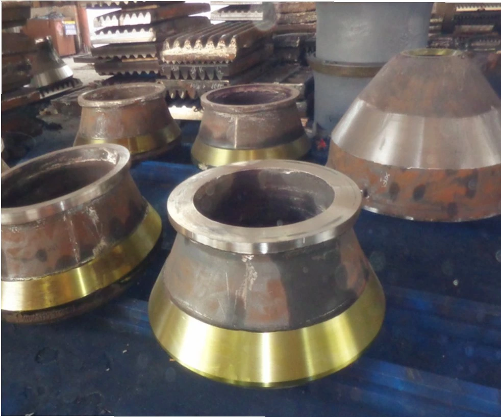 Concave Mantle Bowl Liner for Cone Crusher Manganese Steel Casting