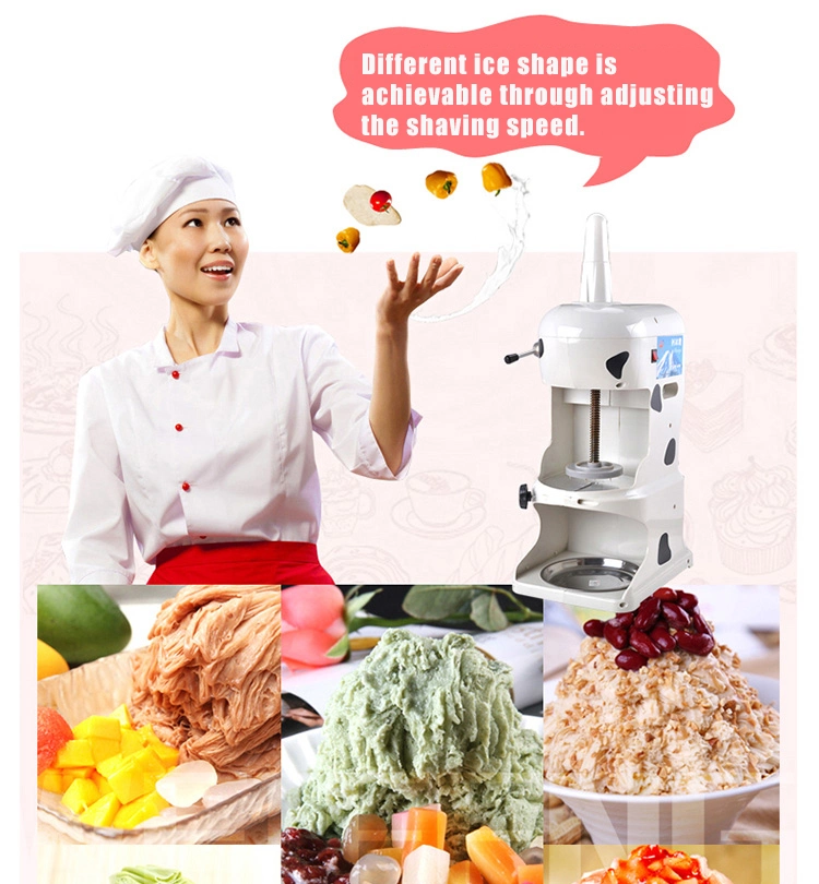 Commercial Snow Ice Crusher Shaver Electric Ice Block Shaving Machine Ice Cream Machine