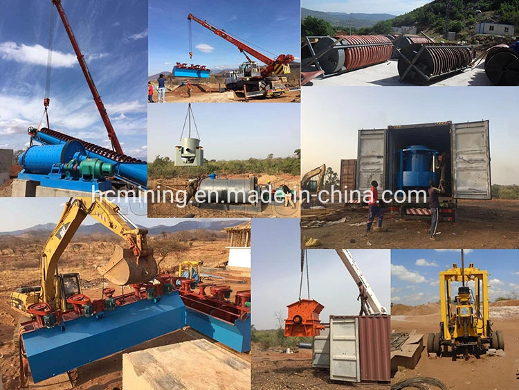 Gravity Separation Process Hard Rock Gold Mining Equipment in Tanzania with Jaw Crusher Ball Mill