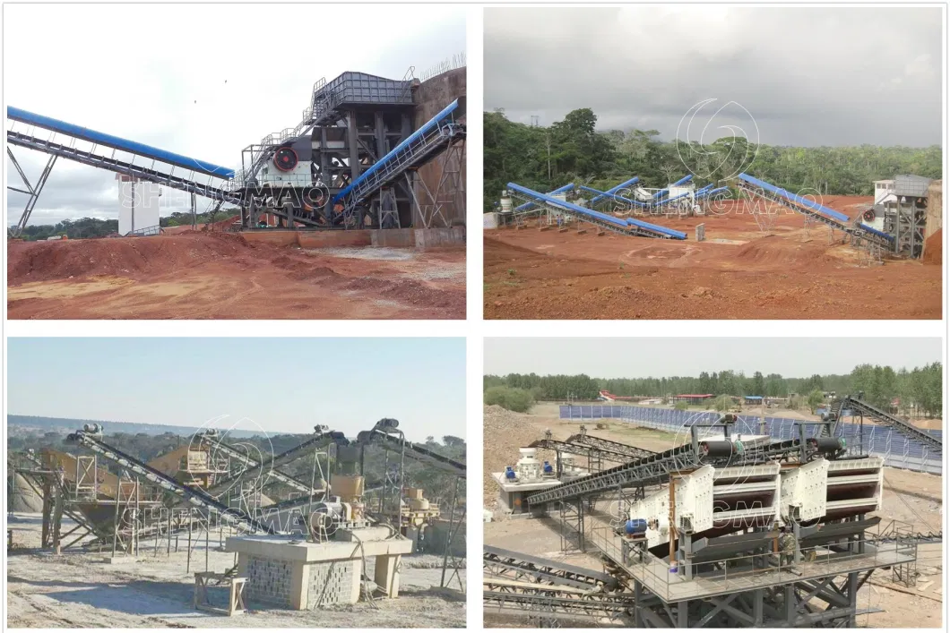 Large Gold Iron Ore Mine Crushing Plant for Limestone Basalt Granite Rock