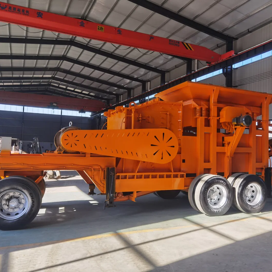 PE400X600 Stone 50 Tph Portable Small Mobile Rock Jaw Crusher for Sale