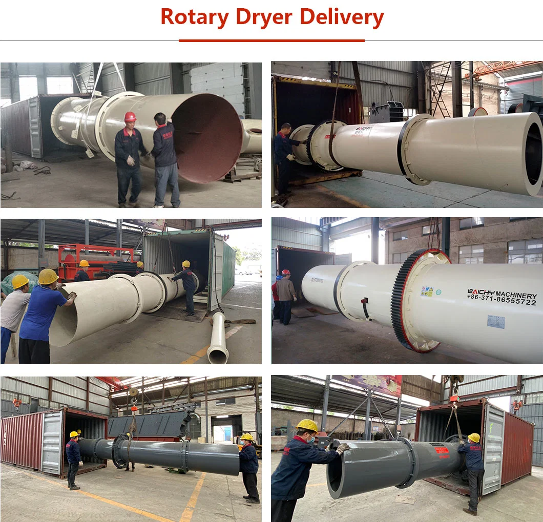 Fly Ash Rotary Dryer Single Cylinder Aggregate Powder Dryer Machine Drying Equipment for River Sand Indirect Rotary Dryer