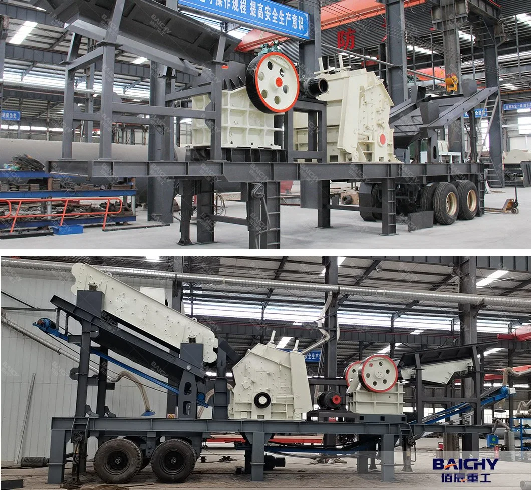 Integrated Mobile Crusher, All-in-One Mobile Crusher, Combined Type Mobile Crush and Screen Plant Price List
