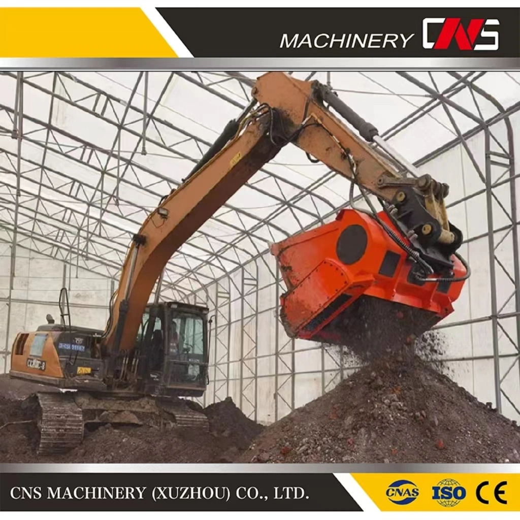 Construction Machinery Attachments Excavator Hydraulic Demolition Pulverizer Hydraulic Crusher Excavator