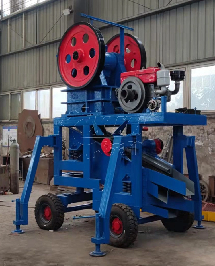 Jaw Crushing Primary Stone Crushing Jaw Crusher with Vibrating Screen