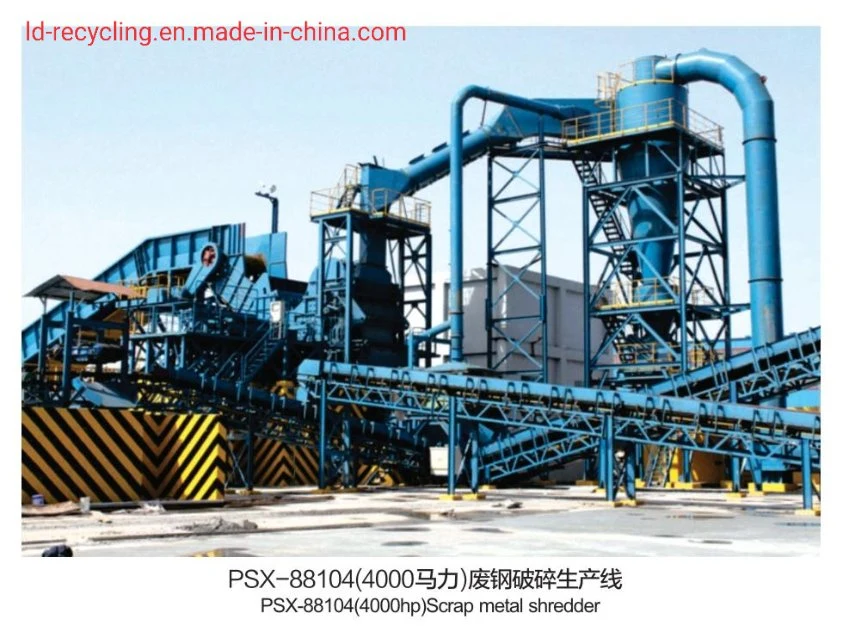 Car Crushing Copper Aluminum Can Crushers Recycling Machine Hammer Mill Plastic Metal Recycling Scrap Steel Metal Crusher Price