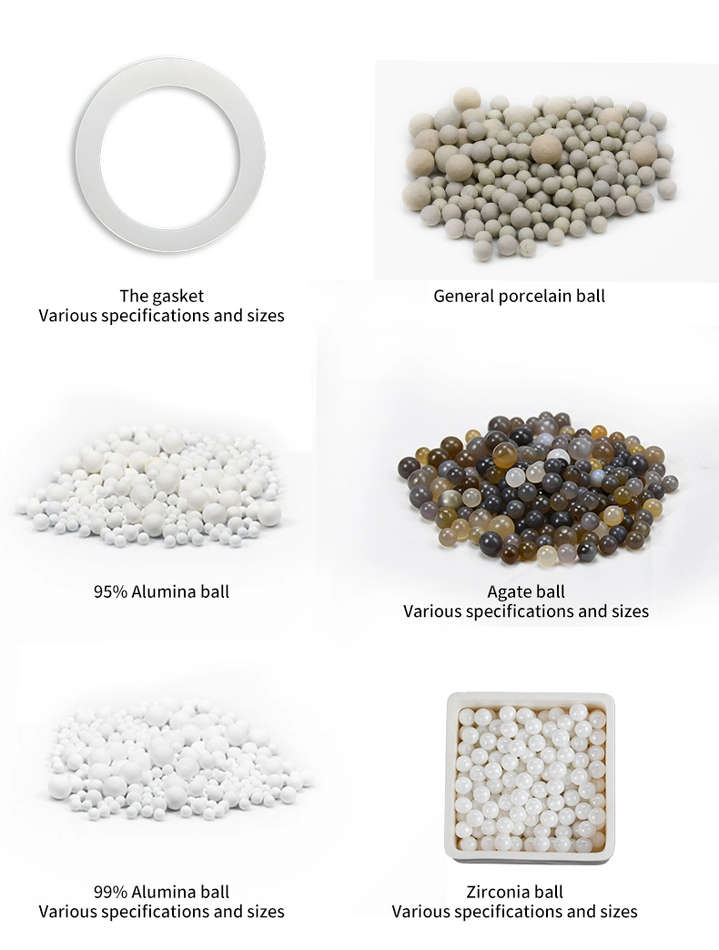 Alumina Zirconia Ceramic Ball Mill Jar with Grinding Ball