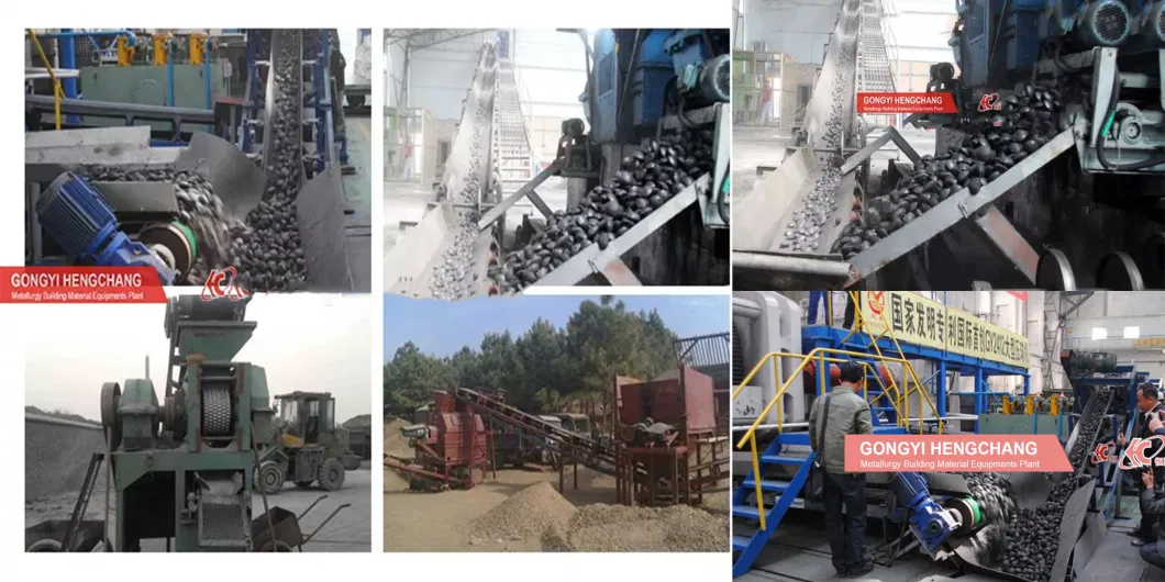 Large Scale Sponge Iron Coke Powder Carbon Briquette Making Machine for Sale