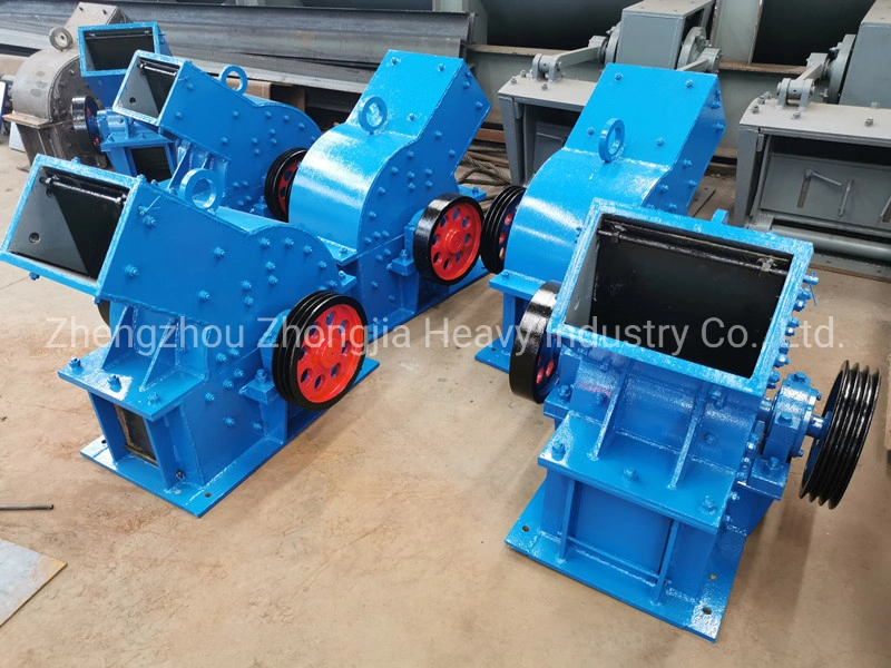 Mobile Stone Rock Crushing Hammer Crusher with Wheels