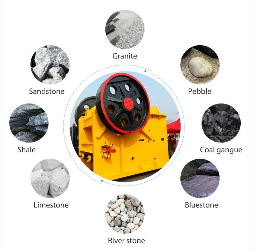 Stone/Jaw/Cone/Impact/Hammer/Quarry/Mining Crusher for Asphalt/Granite/Cobble/Limestone/Ore/Gold Crushing Machine