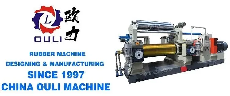 Space Saving Automatic Opening Two Roll Mixing Mill for Rubber and Plastic