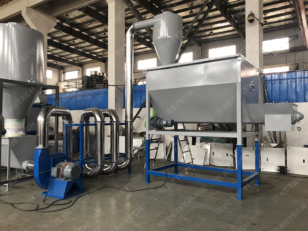 PP PE LDPE LLDPE Film Crushing Washing Drying Production Line Waste Plastic Recycling Machine Plant