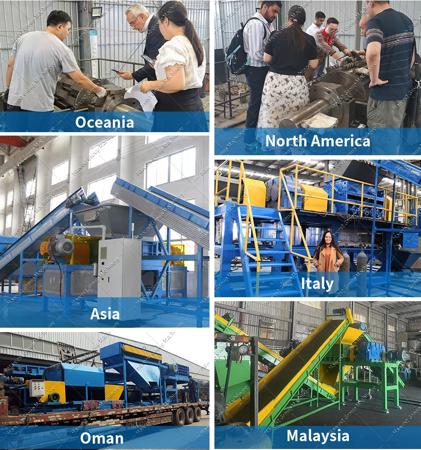 Rubber Granule Equipment Rubber Mulch Machinery Rubber Mulch Crusher Plants for Sale Tire Recycling Machine