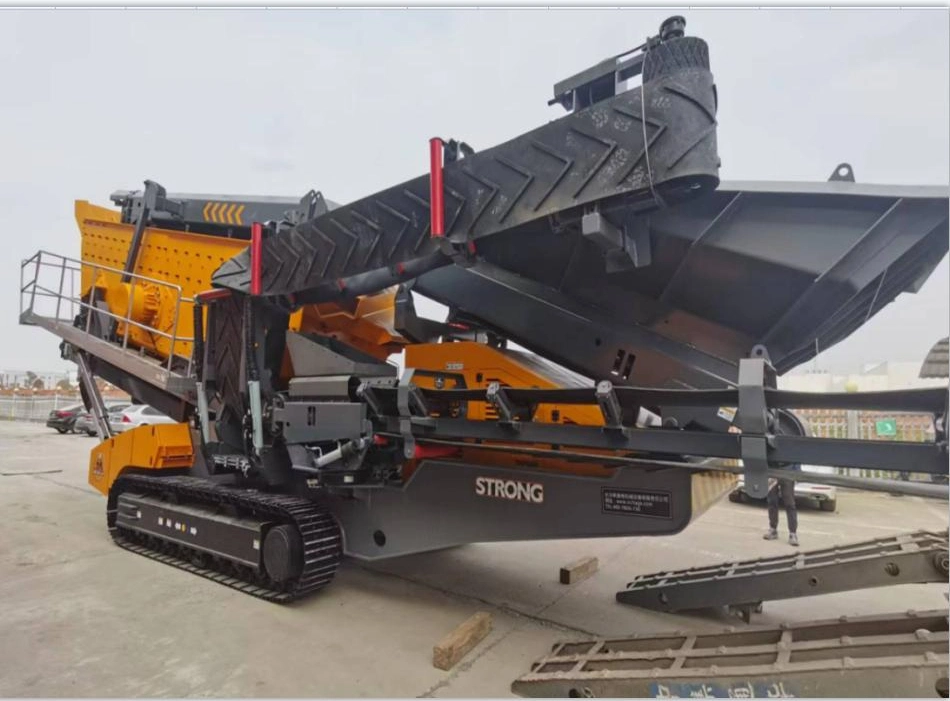 Movable Limestone Granite Crushing Machine Mobile Stone Cone Crusher Crushing Plant