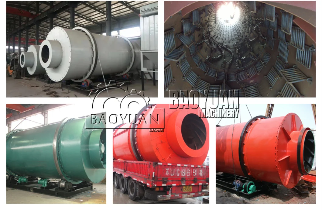 Heat Uniformity Mineral Slag Three Cylinder Dryer Equipment