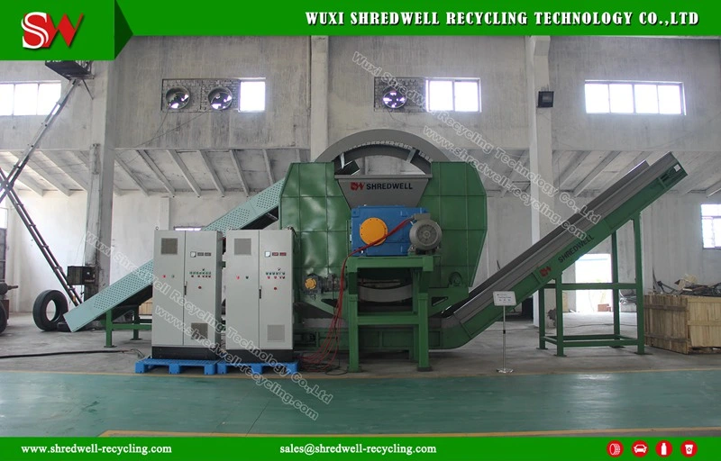 Cost-Effective Waste/Scrap/Used Tyre Chips Crushing Plant for Tire Recycling