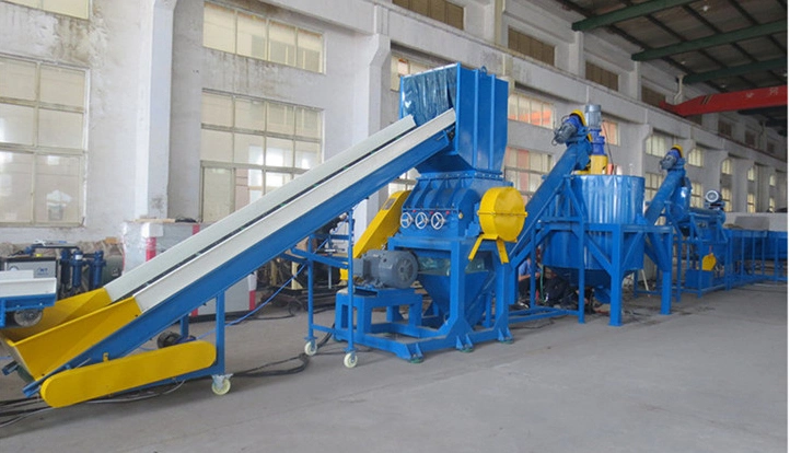 Plastic Recycling Equipment Waste Water Bottles PP PE Agricultural Films Jumbo Woven Bags Bottle Crusher Shredder Machine Recycle Pelletizing Production Line