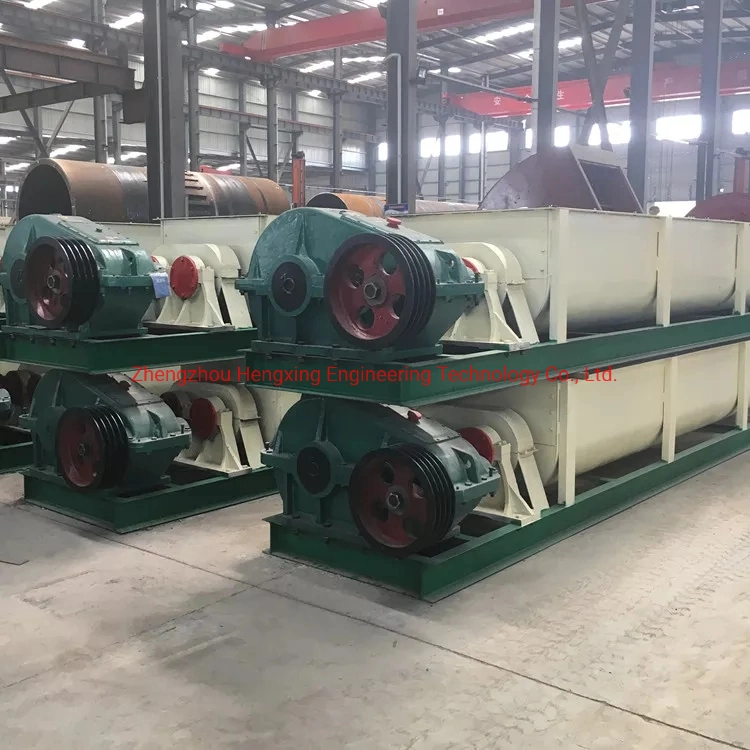 Double Shaft Mixer Equipment for Coal Coke Mineral Powder in Briquette Plant