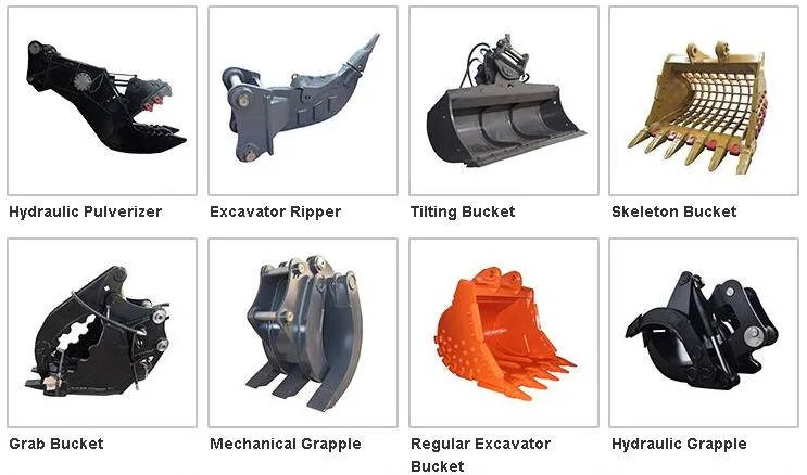 Excavator Hydraulic Crushing Bucket Concrete Crusher for Excavator Komatsu PC240 PC300 PC400 PC450 PC650 Stone Crusher