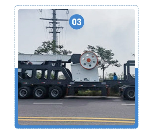 Wheel Type Mobile Concrete Stone Crushing Station Equipment