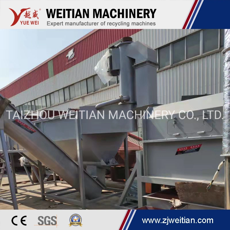 Automatic Waste Plastic PP PE HDPE LDPE Bottles Crushing Washing Recycling Plant