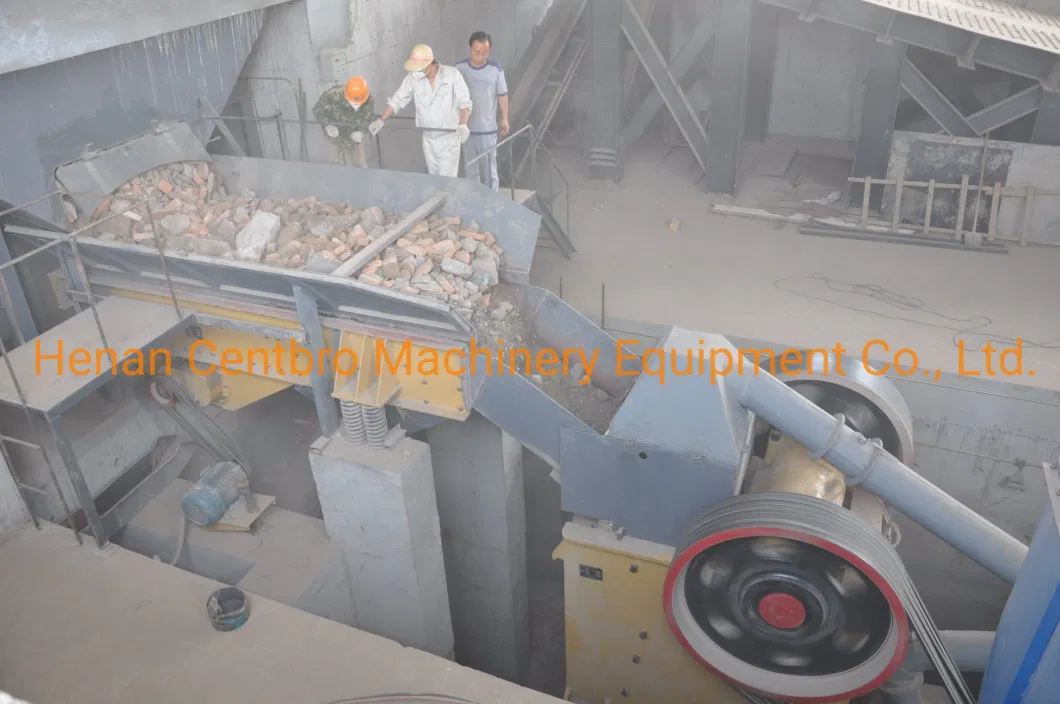 PE1500*1800 Gypsum Powder Jaw Crusher Machine Simple Compact Rock Crusher Price