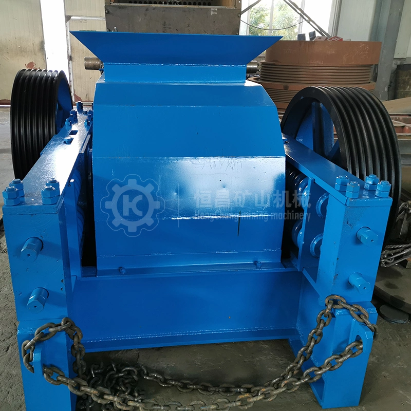 Fine Stone Crushing Machine Rock Crusher Smooth Double Roller Crusher