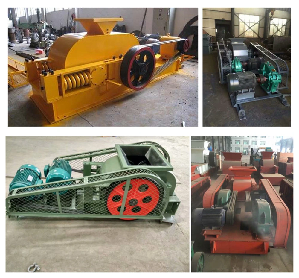 High Efficient Double Roller Crusher for Rock Gold Ore Crushing