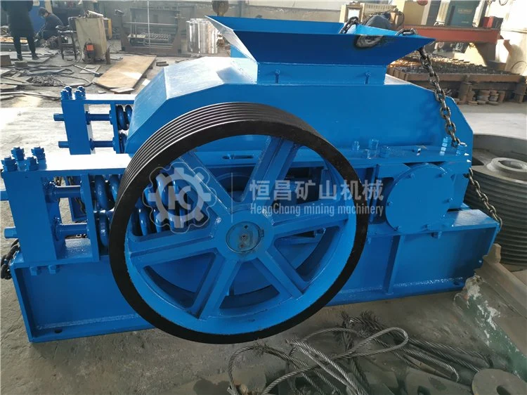 Fine Stone Crushing Machine Rock Crusher Smooth Double Roller Crusher