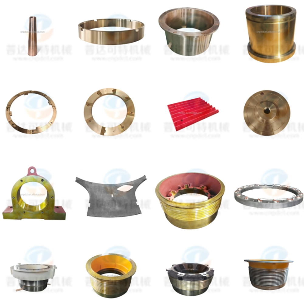 Stone Rock Crusher Accessories Head Center Bowl Liner Concave Mantle Head Center for CH CS HP Gp MP Cone Crusher Stone Rock Replacement Spare Parts