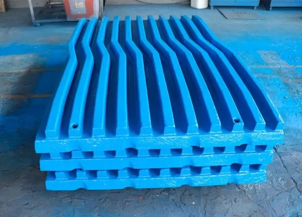 High Manganese Steel Jaw Crusher Spare Parts Jaw Plate for Crushing Rock