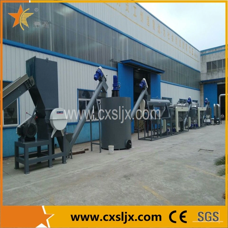 Automatic Machine Pet Bottle and Flake Waste Plastic Recycling Washing&Crushing Plant