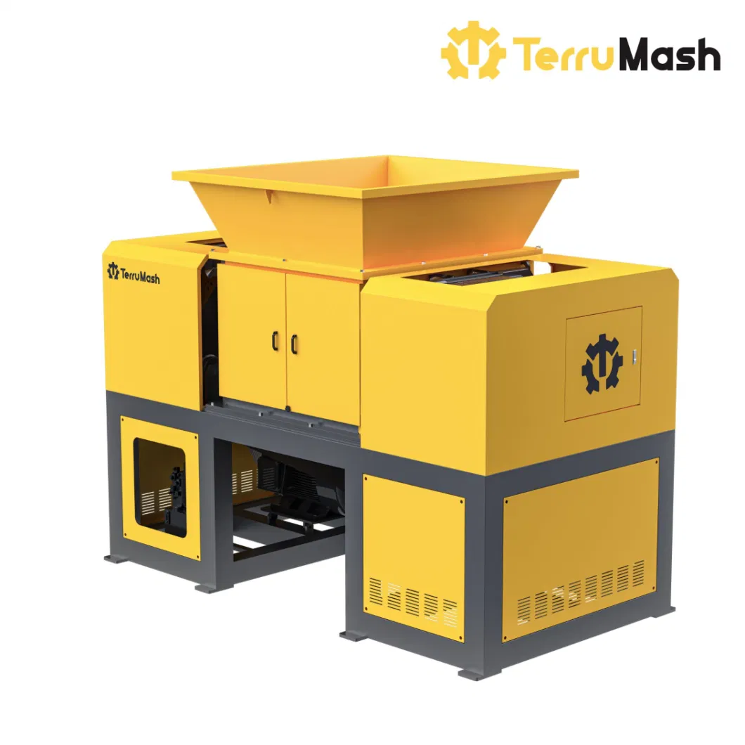 Waste Plastic Recycling Machine Single Shaft Crusher for PP/PVC Bottle/Bag Recycling