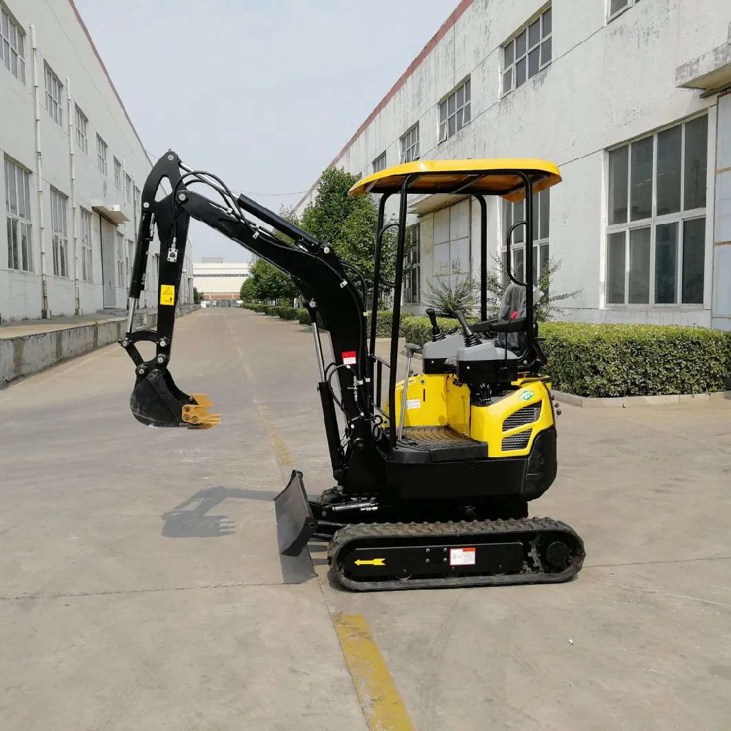 Mini Digger 2t Hydraulic Mini Excavator 2 Ton Earth-Moving Equipment for Mining Kv20 Small Crawler for Construction Work Mini Bagger Compact Excavator