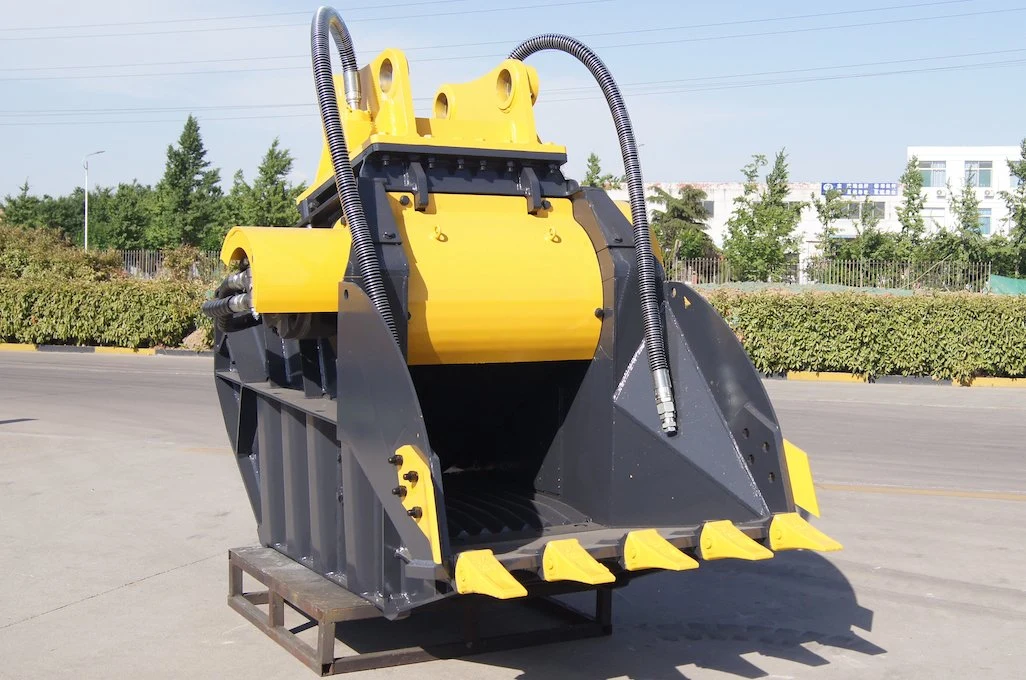 Bucket Crusher Price 60-70 Ton for Excavator PC700 PC850 Zx870 Concrete Rock Crushing Bucket