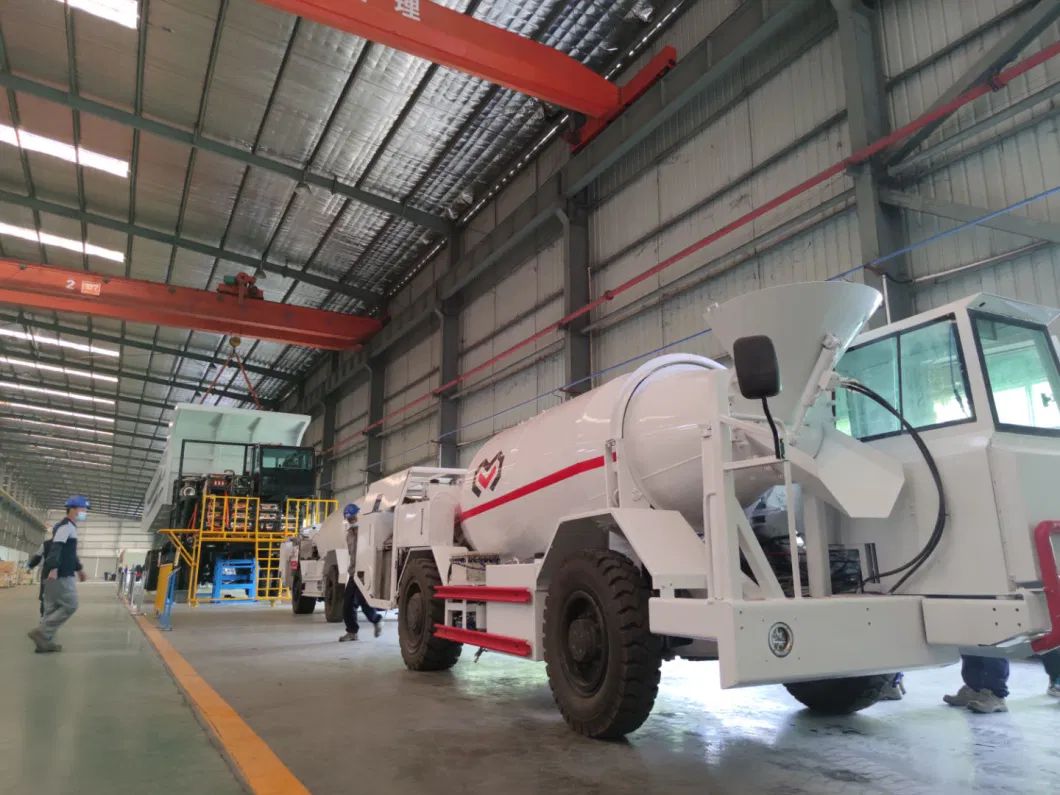 Wc5bj 5cubic Meters Capacity Concrete Mixer Truck Undergroud Coal Mining Equipment