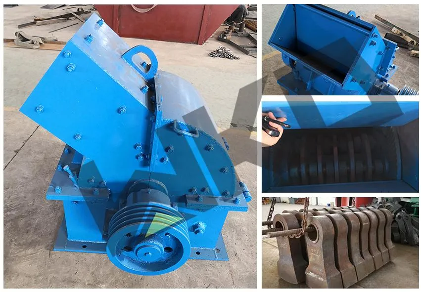 Mobile Type Granite Gravel Small Rock Hammer Crusher for Gold Mining