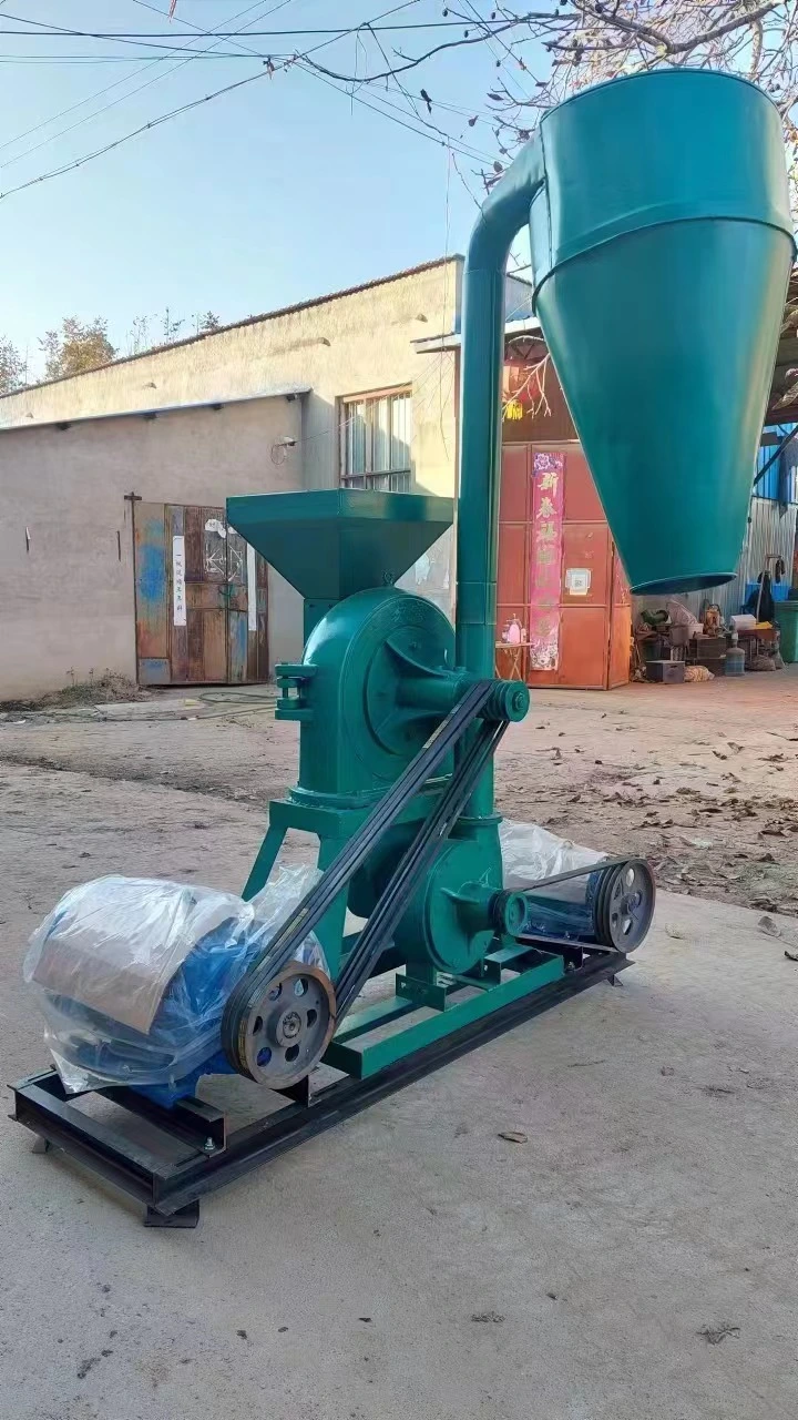 Industrial Wood Sawdust Making Chipper Machine/500 Kg/Hour Wood Hammer Mill Crusher High Efficiency