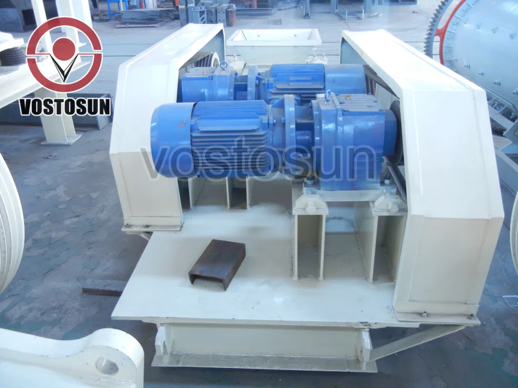 Smooth Toothed Roll Crusher Gold Mining Double Roller Crusher for Sale