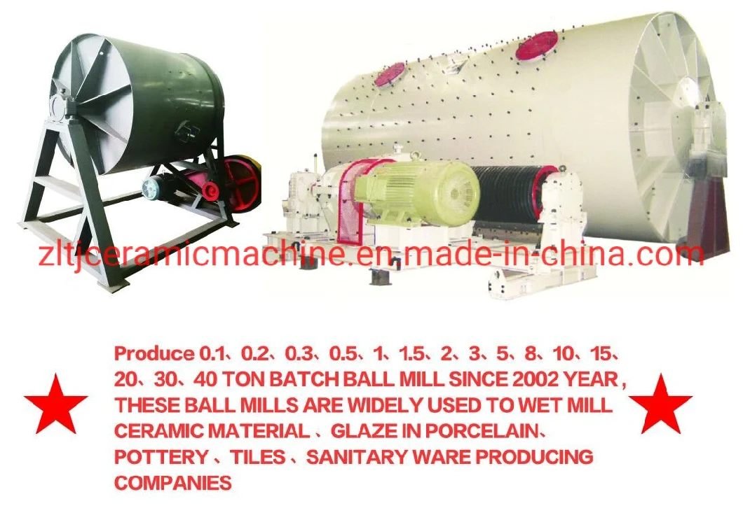 Ceramic Raw Material Ball Grinding Mill Machine